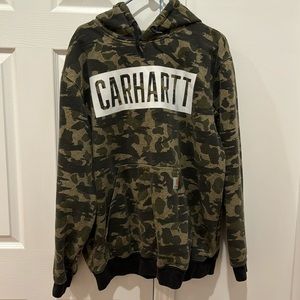 Carhartt camo hoodie